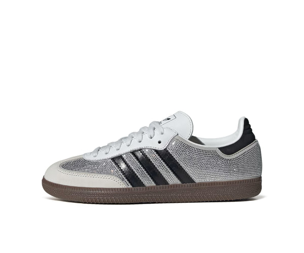 adidas Samba OG Shoes - Women's - White / White / Silver