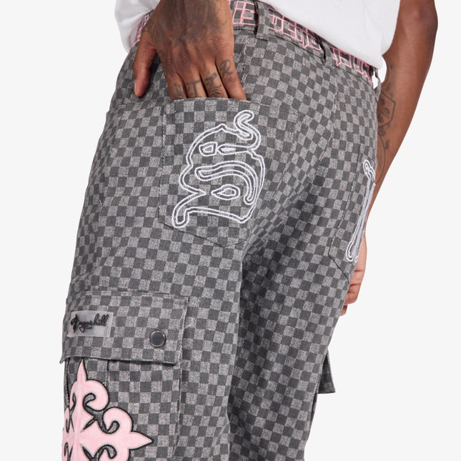 Sugarhill Darling Cargo Pants - Grey Grid