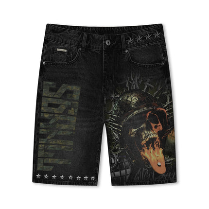 Sugarhill Platoon Jorts - Black Wash