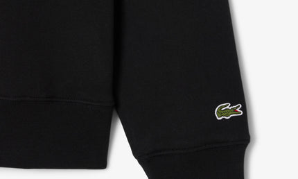 Lacoste Printed Crewneck Sweatshirt - Black