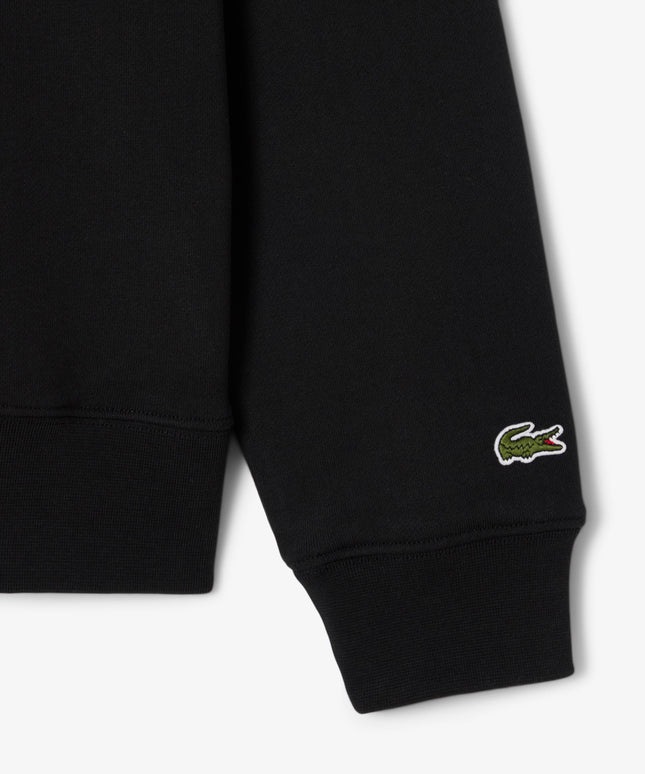 Lacoste Printed Crewneck Sweatshirt - Black