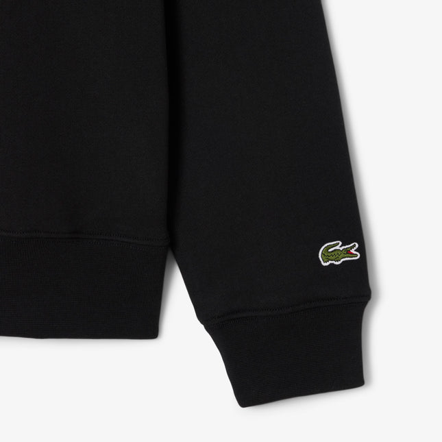Lacoste Printed Crewneck Sweatshirt - Black
