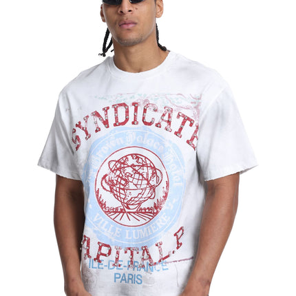 Syndicate Capital P Tee - White