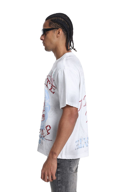 Syndicate Capital P Tee - White