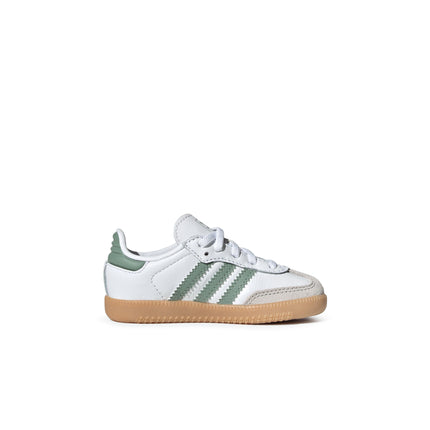 Adidas (TD) Samba - Cloud White/Green