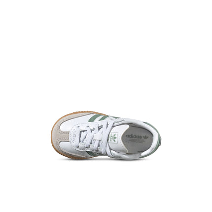 Adidas (TD) Samba - Cloud White/Green