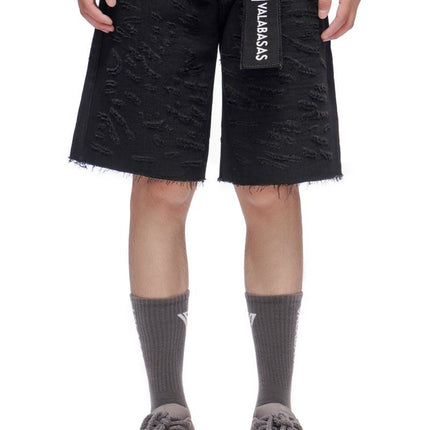Valabasas Scrape Shorts - Jet Black