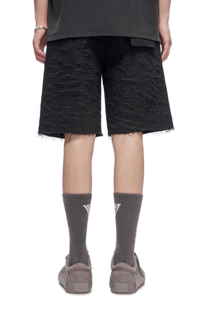 Valabasas Scrape Shorts - Jet Black