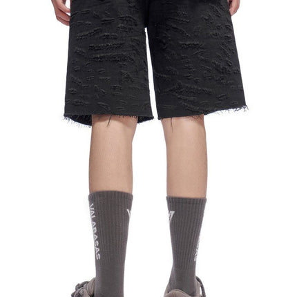 Valabasas Scrape Shorts - Jet Black