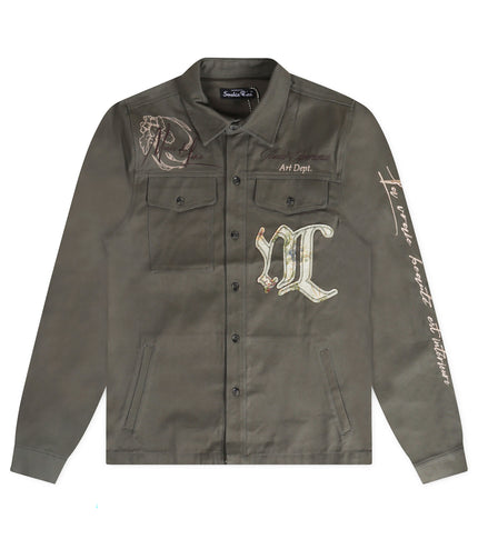 Buy Smoke Rise Regular Collar Long Sleeve - Thyme