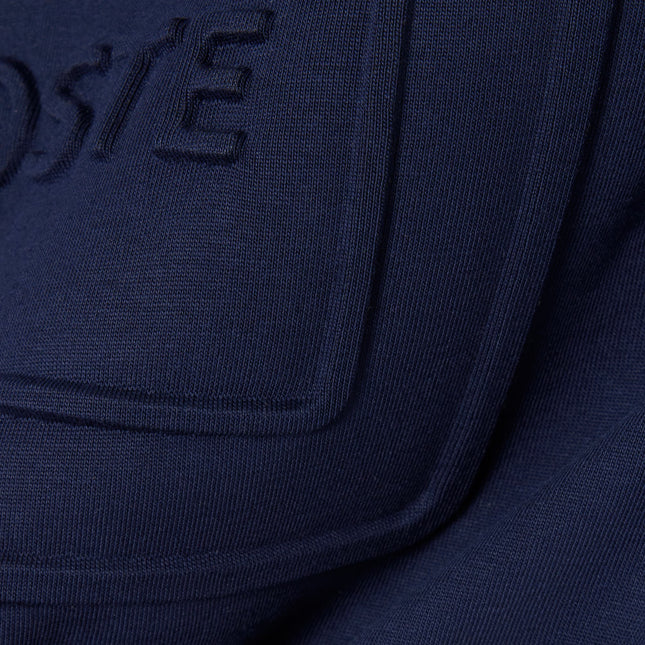 Lacoste Embroidered Cotton Tee - Navy