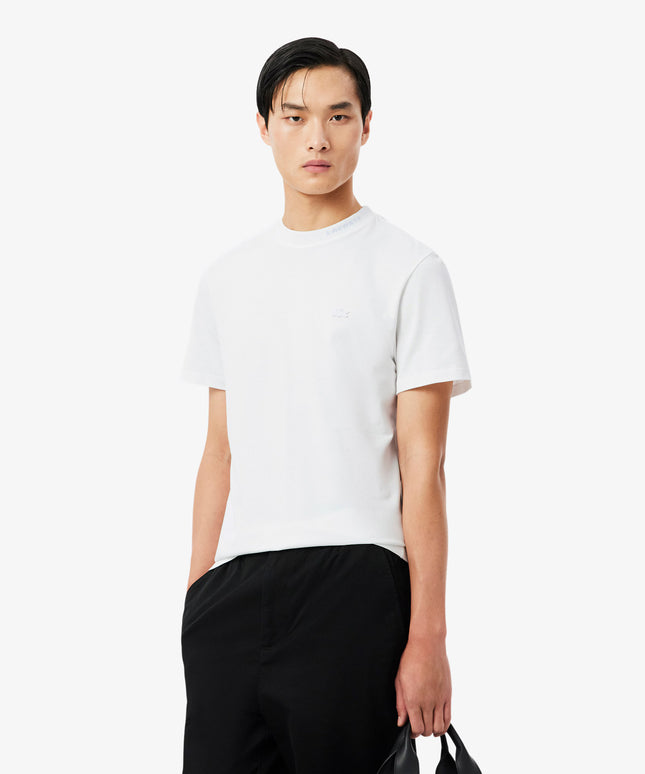 Lacoste Branded Pique Tee - White