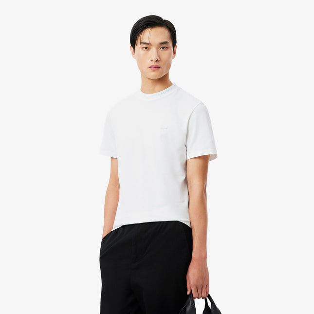 Lacoste Branded Pique Tee - White