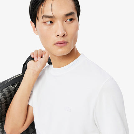 Lacoste Branded Pique Tee - White