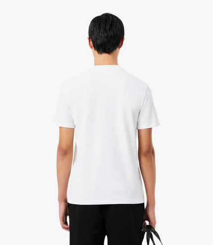 Lacoste Branded Pique Tee - White