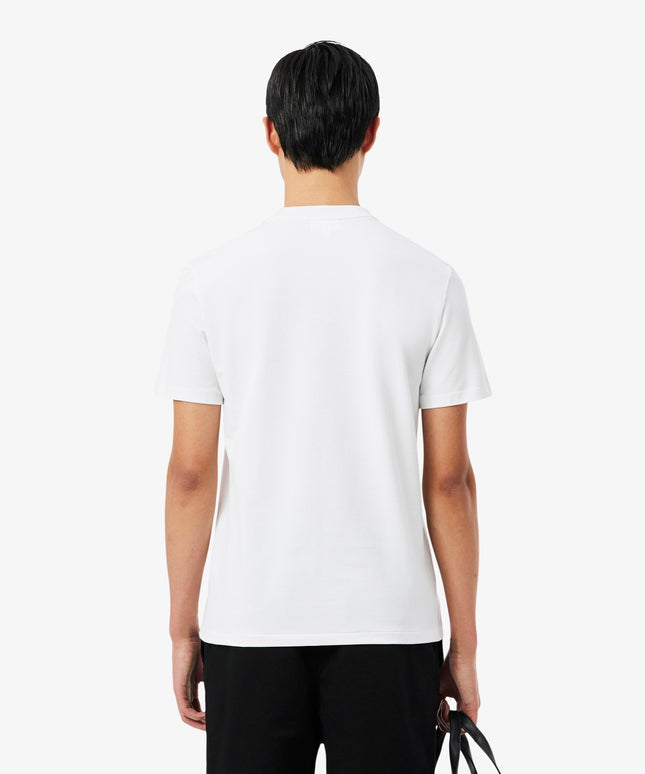 Lacoste Branded Pique Tee - White