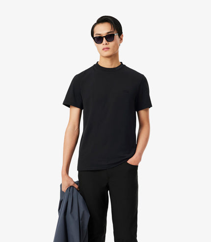 Lacoste Branded Pique Tee - Black