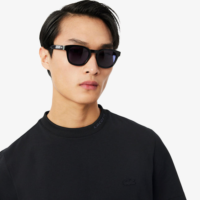 Lacoste Branded Pique Tee - Black
