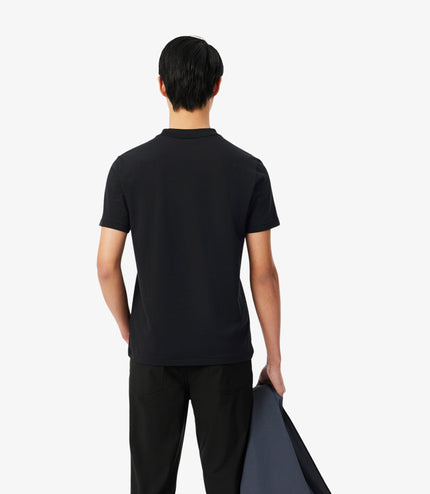Lacoste Branded Pique Tee - Black