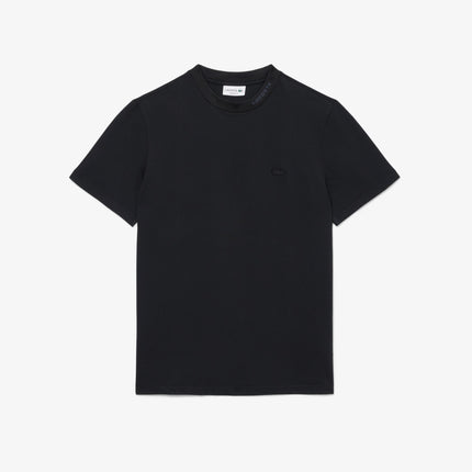 Lacoste Branded Pique Tee - Black