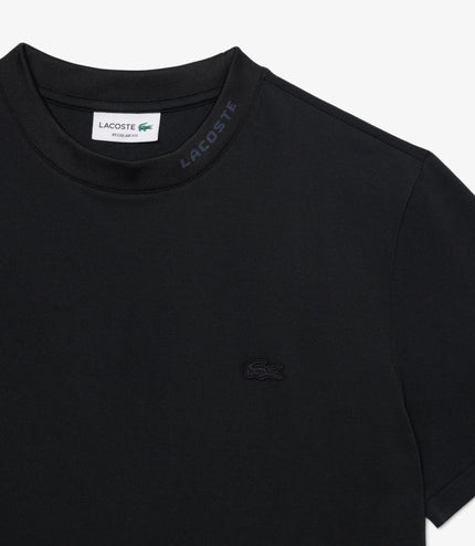 Lacoste Branded Pique Tee - Black