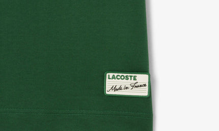 Lacoste Made in France Stripe Neck Tee - Green