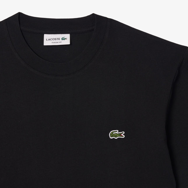 Lacoste Mens Cotton Tee - Black