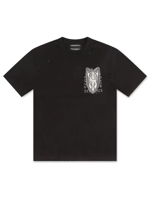 Buy Tenaciti Disappear Hustle Tee - White/Grey