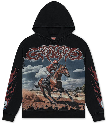 Godspeed Thoroughbred Hoodie - Black wash