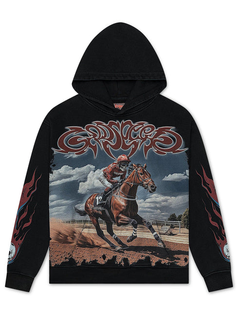 Godspeed Thoroughbred Hoodie - Black wash