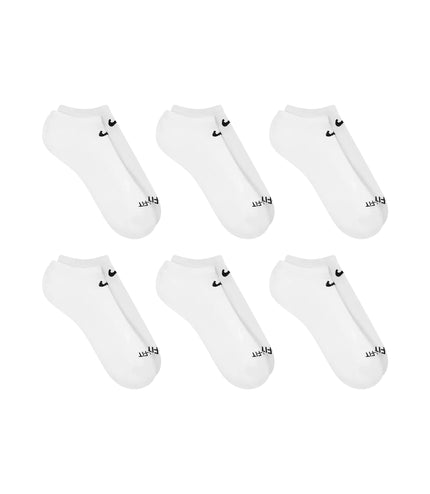 Calcetines invisibles Nike Everyday Plus (paquete de 6) - Blanco