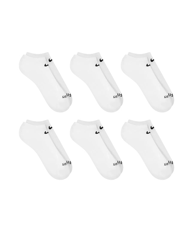 Nike 6-Pack Everyday Plus No Show Socks - White