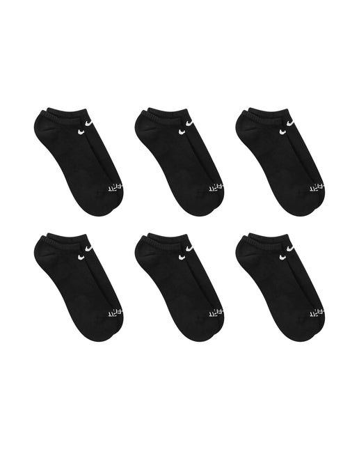Calcetines invisibles Nike Everyday Plus (paquete de 6) - Negro