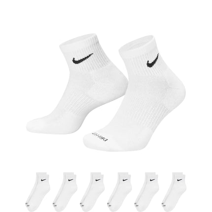 Nike Dri-Fit Cushioned Ankle Socks - White