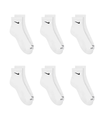 Nike Dri-Fit Cushioned Ankle Socks - White