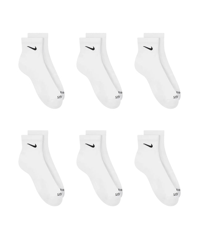 Nike Dri-Fit Cushioned Ankle Socks - White