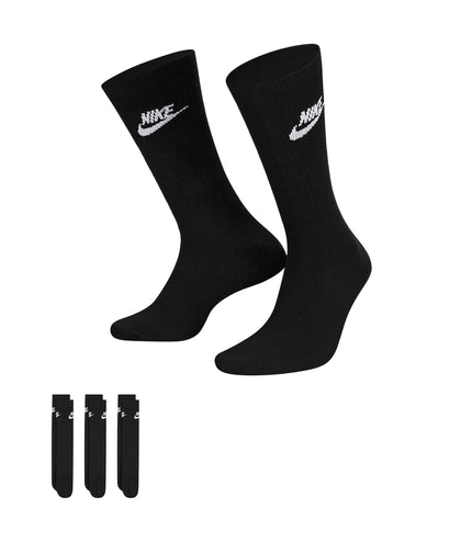 Calcetines Nike Sportswear Everyday Essential (paquete de 3) - Negro