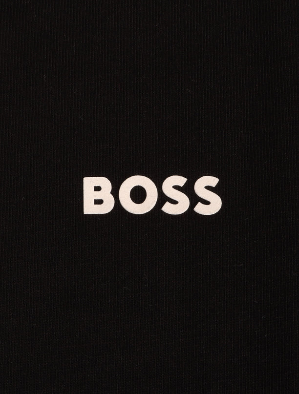 Boss Kids Contrast Logo Tee - Black