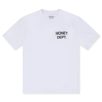 MONEY DEPT. LOS ANGELES HEAVYWEIGHT TEE - WHITE/BLACK MONEY DEPT