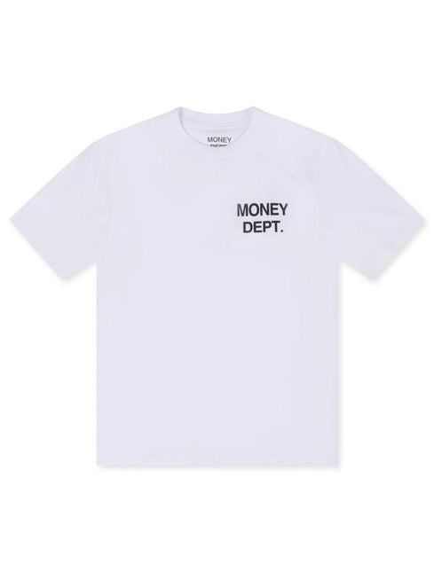 MONEY DEPT. LOS ANGELES HEAVYWEIGHT TEE - WHITE/BLACK MONEY DEPT