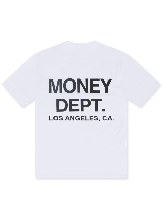 MONEY DEPT. LOS ANGELES HEAVYWEIGHT TEE - WHITE/BLACK MONEY DEPT