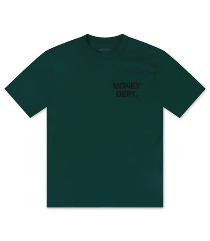 MONEY DEPT. LOS ANGELES HEAVYWEIGHT TEE - GREEN/BLACK MONEY DEPT