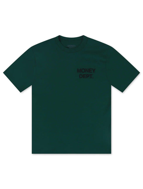 MONEY DEPT. LOS ANGELES HEAVYWEIGHT TEE - GREEN/BLACK MONEY DEPT