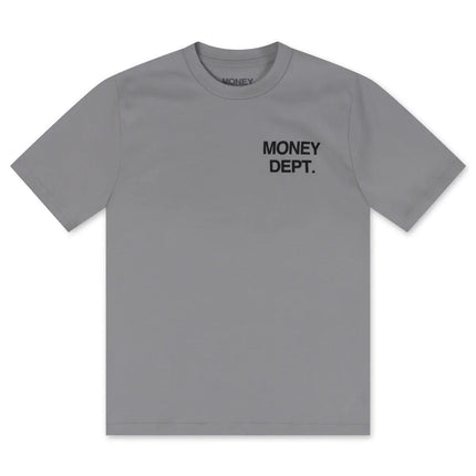 MONEY DEPT. GRAPHIC TEE - GREY/BLACK MONEY DEPT