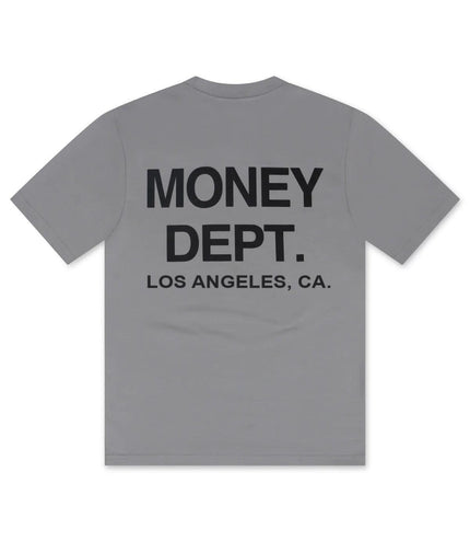 MONEY DEPT. GRAPHIC TEE - GREY/BLACK MONEY DEPT