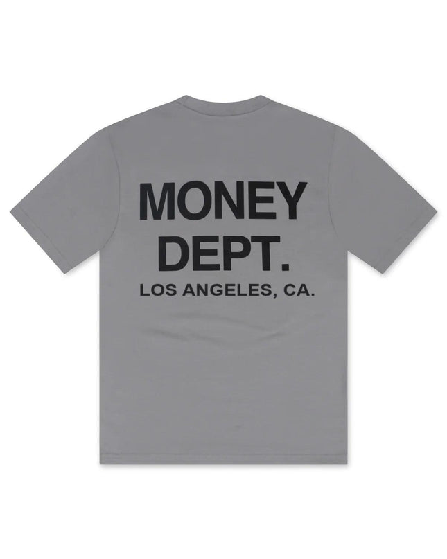 MONEY DEPT. GRAPHIC TEE - GREY/BLACK