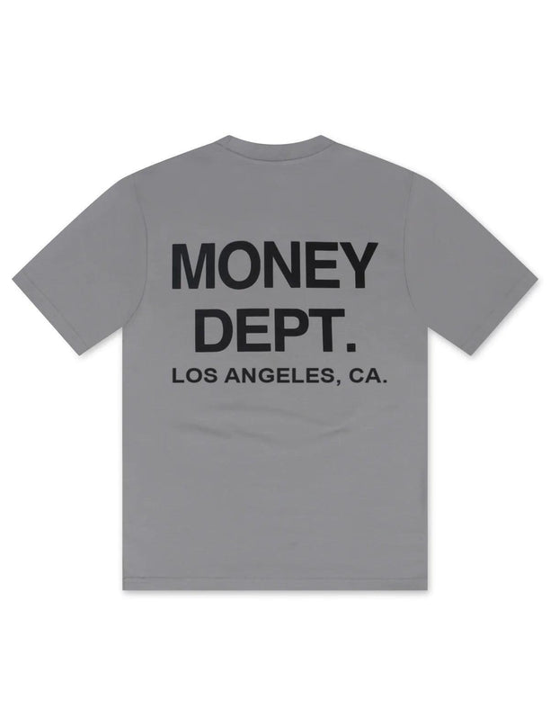 MONEY DEPT. GRAPHIC TEE - GREY/BLACK MONEY DEPT