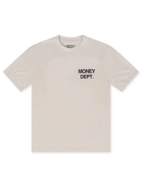 MONEY DEPT. LOS ANGELES HEAVYWEIGHT TEE - CREAM/BROWN MONEY DEPT