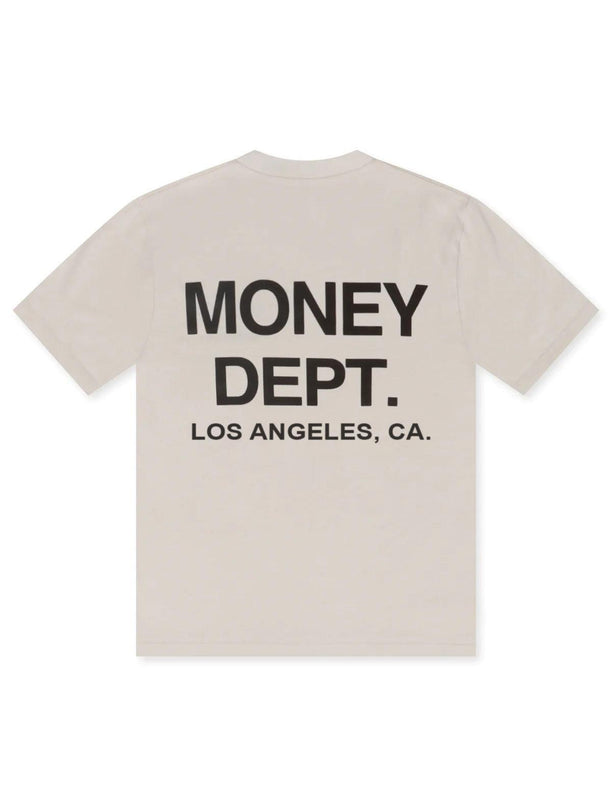 MONEY DEPT. LOS ANGELES HEAVYWEIGHT TEE - CREAM/BROWN MONEY DEPT