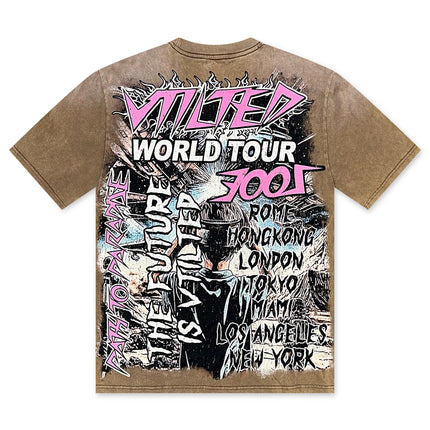 Vtilted Tokyo Tee - Brown Wash